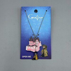 Coraline Pink Place Locket Necklace NEW